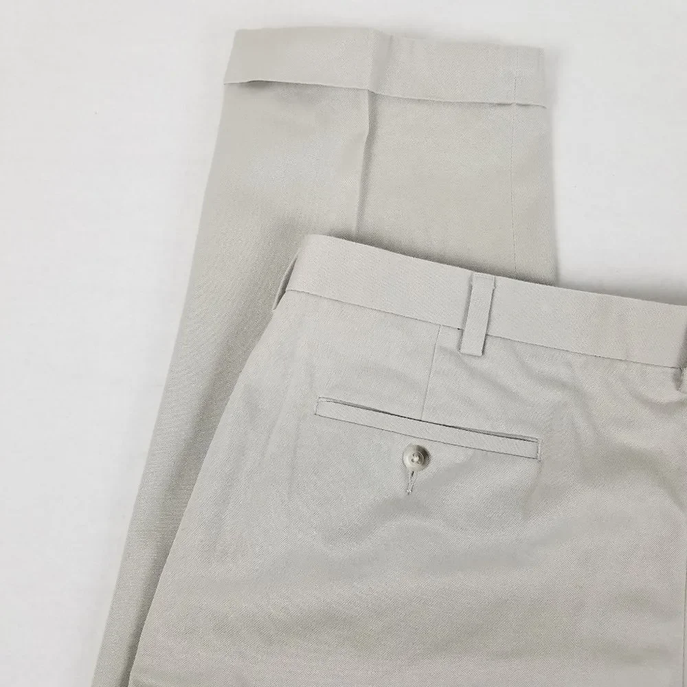 Savane Select Edition Light Khaki Cotton Dress Pants‎ Size 38/30
